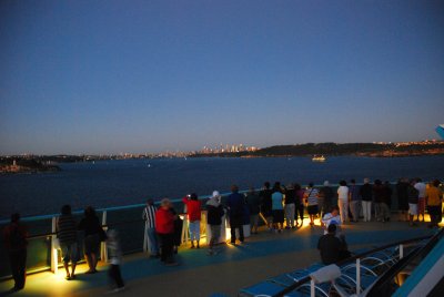 Sydney at dawn taken from the ship