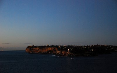 Sailing into Sydney Harbour 14 April, 2011