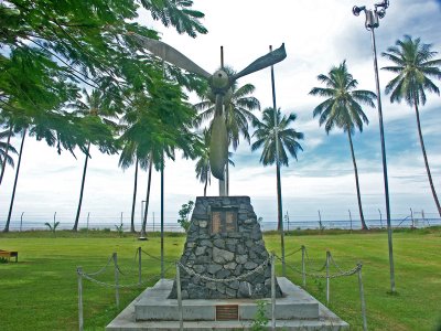 One of the many WW2 memorials in PNG