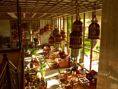 Lobby of the Oriental Hotel Bangkok