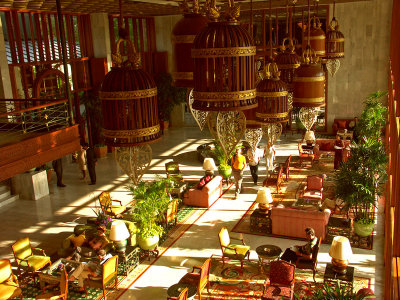 Lobby of the Oriental Hotel Bangkok