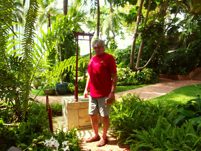 Dave at the Oriental Hotel