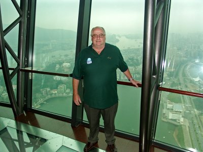 Ken at the top of the Macau Tower