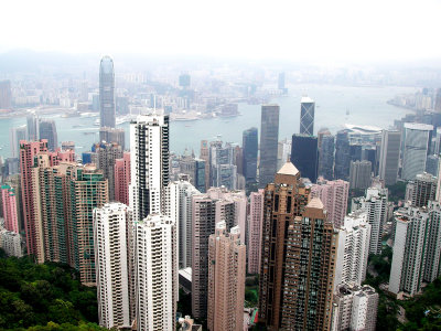  View of Hong Kong from the Peak  28 March, 2007