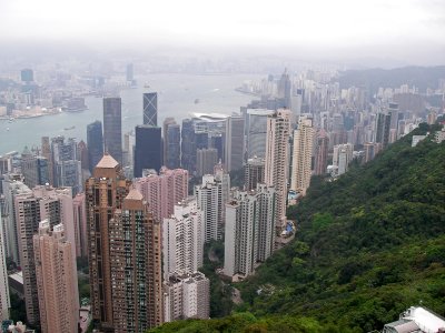View of Hong Kong from the Peak 28 March, 2007