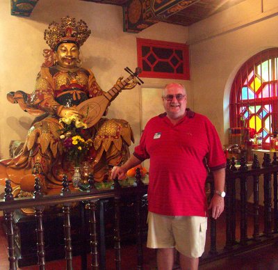 Ken inside the museum