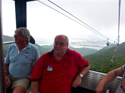 Dave and Ken enjoying the chairlift