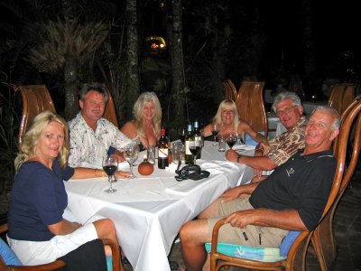 Dining out in Port Doublas 21 April, 2007