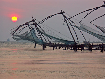 Sunset in Cochin