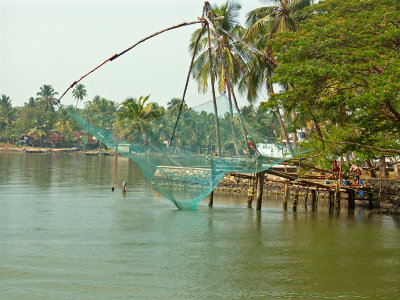 Cochin's amazing fishing nets 8 March, 2007