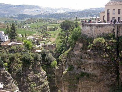 Views from Puerta Nuevo or New Bridge, Ronda