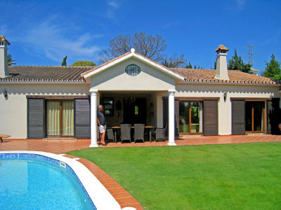 The beautiful house we stayed in