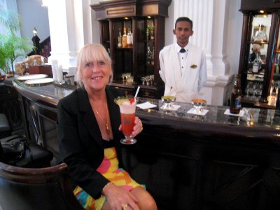 Sitting at the Writers Bar it doesn't get any better than that