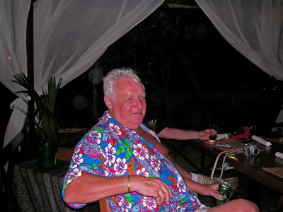 Terry in his tropical shirt