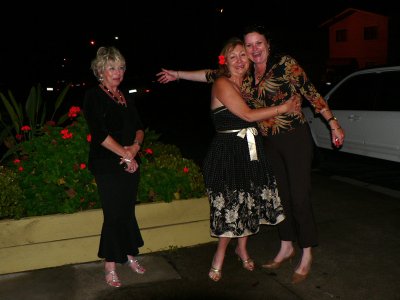 New friends met on the night