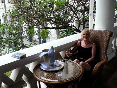 Happy to be back at Raffles 31 December 2006