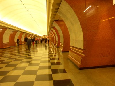 Stations in Moscow are very beautiful