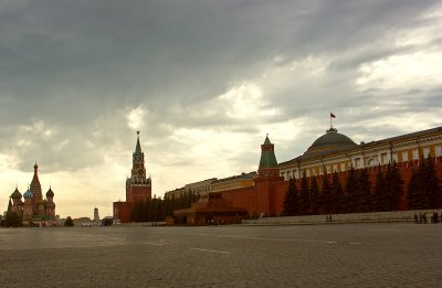 St Basils and the Cremlin Red Square Moscow