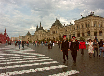 Famous shopping mall called GUM in Red Square