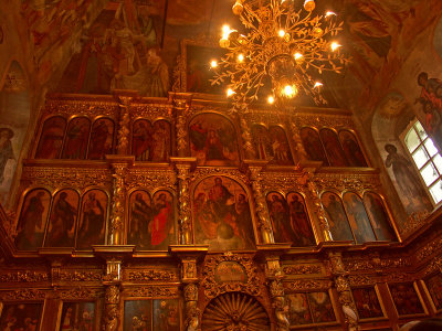 Interior of Church of Dmitry on the Blood 5 September, 2006