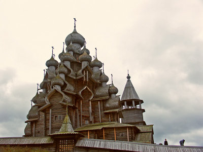  Closeup of the wooden church