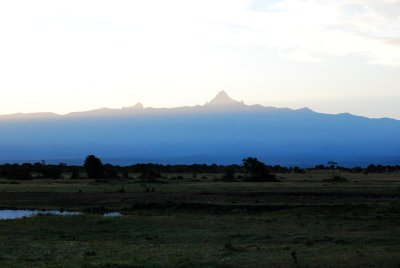 Mt Kenya at sunrise 15 Sep 2011