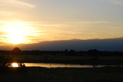Mt Kenya at sunrise 15 Sep 2011