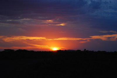 Sunset at the Masai Mara 19 Sep 2011