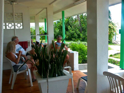 Barbados - Planning our day - 4 October 2003