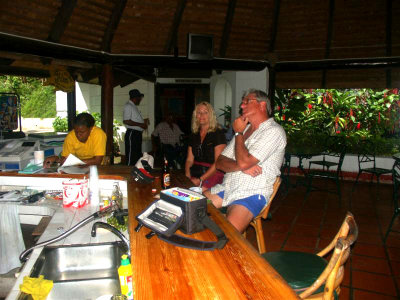 Barbados - Dave having a serious moment at Harrison Cave