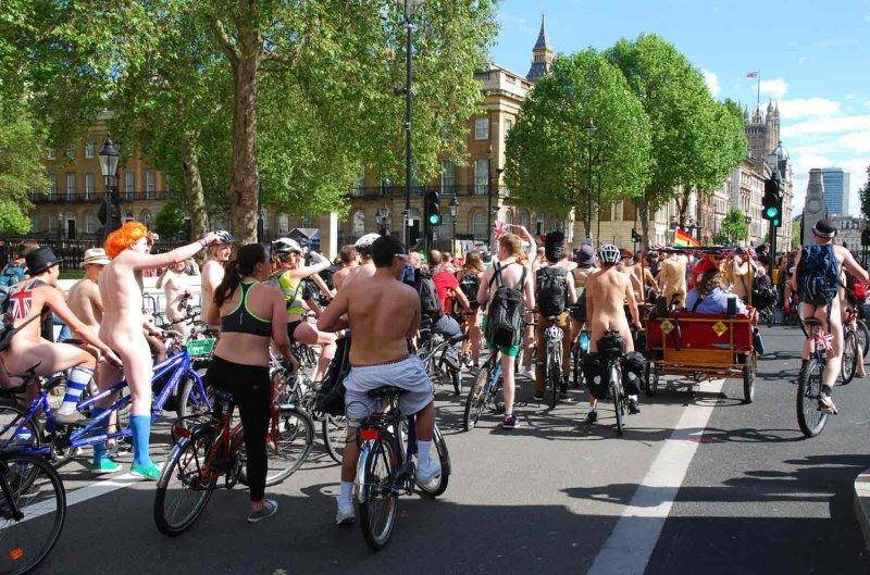  london naked bike ride 2012