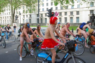  london naked bike ride 2012