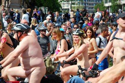 london  naked bike ride 2012