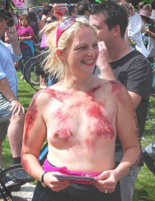 london naked bike ride 2012