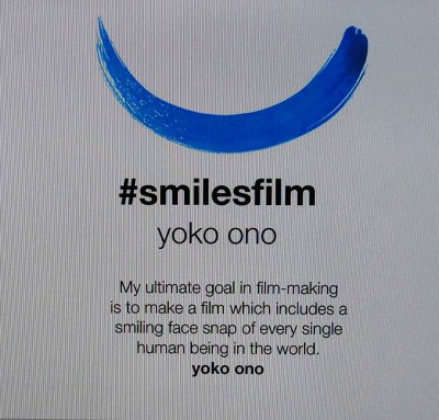 Movie intent from Yoko Ono