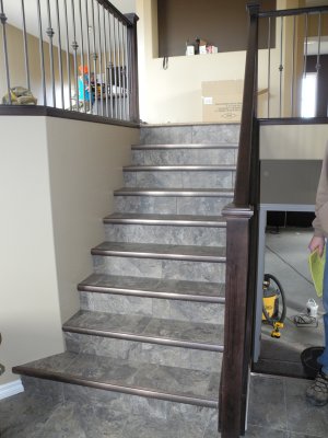 Stairs from Entryway to Main Level