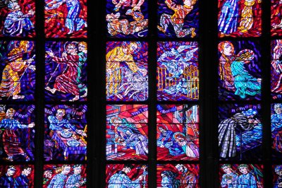 147 PRAGUE, St Vitus Cathedral window