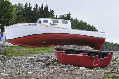 beached