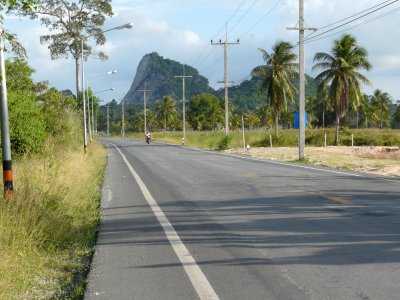 Road not far from pattaya