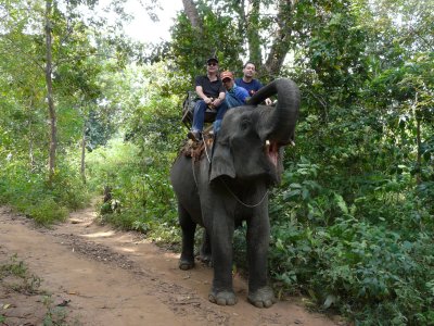 On the Elephant (one week pain in the back!)