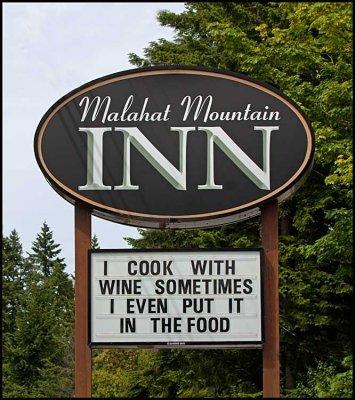 ...never cook with a wine that you are unwilling to drink.