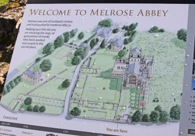 THE MELROSE ABBEY