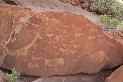 Rock Gravings at Twyfelfontein, Namibia