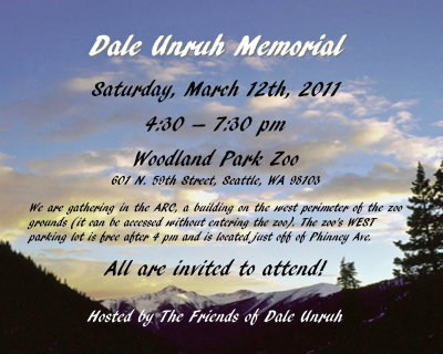 Dale's Memorial March 12th