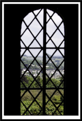 The view of Calstock Viaduct from the Butler's Room