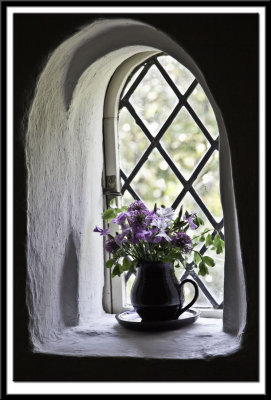 Fresh Flowers to enhance a Beautiful Window