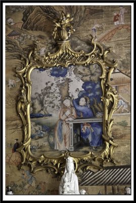 Chinese Painted Mirror
