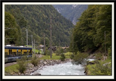 The Little Train back to Interlaken