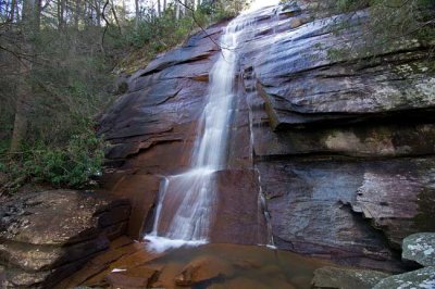 February 20 - waterfalls above Maidenhair Falls