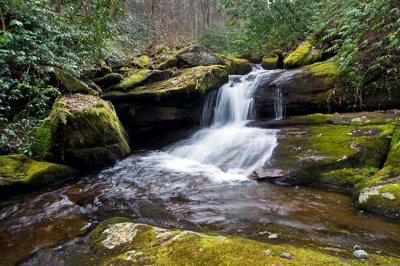 cascades and waterfalls on Laurel Fork 2